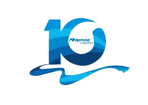 neptune lojistik uluslararası taşımacılık onuncu yıl logo